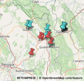 Mappa SS219, 06023 Gualdo Tadino PG, Italia (11.66389)
