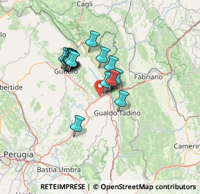 Mappa SS219, 06023 Gualdo Tadino PG, Italia (10.8195)