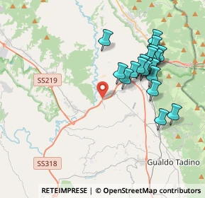 Mappa SS219, 06023 Gualdo Tadino PG, Italia (3.815)