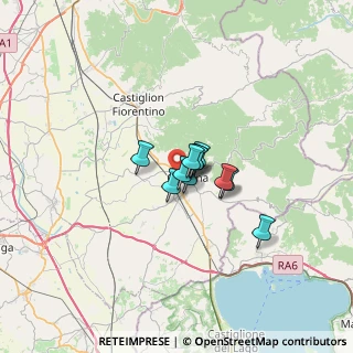 Mappa Case sparse le Piagge, 52044 Cortona AR, Italia (3.34818)
