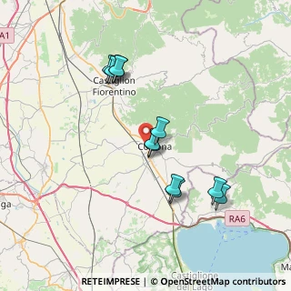 Mappa Case sparse le Piagge, 52044 Cortona AR, Italia (7.01455)
