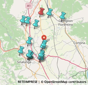 Mappa Foiano Della Chiana, 52045 Foiano della Chiana AR, Italia (7.71667)