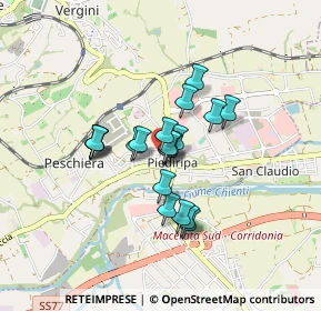 Mappa Borgo Piediripa, 62010 Piediripa MC, Italia (0.616)