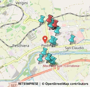 Mappa Borgo Piediripa, 62010 Piediripa MC, Italia (0.7595)
