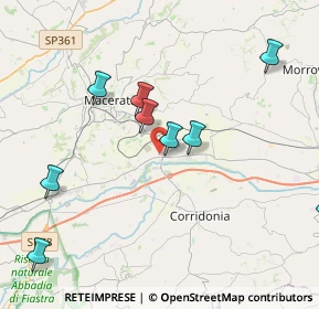 Mappa Borgo Piediripa, 62010 Piediripa MC, Italia (5.37364)