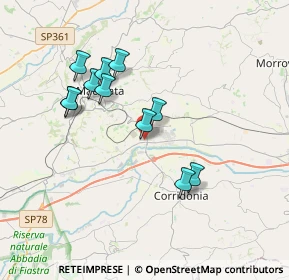 Mappa Borgo Piediripa, 62010 Piediripa MC, Italia (3.37636)