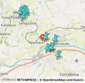 Mappa Via Mincio, 62100 Piediripa MC, Italia (2.09417)