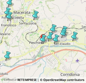 Mappa Via Mincio, 62100 Piediripa MC, Italia (2.34)
