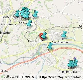 Mappa Via Mincio, 62100 Piediripa MC, Italia (2.55158)