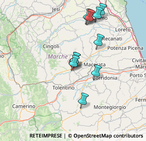 Mappa Contrada Campetella, 62010 Pollenza MC, Italia (14.07273)