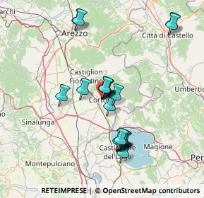 Mappa Vicolo del Teatro, 52044 Cortona AR, Italia (13.014)