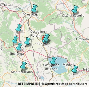 Mappa Via Vagnotti, 52044 Cortona AR, Italia (18.5675)