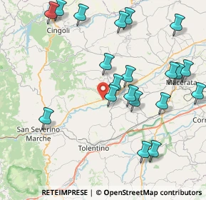 Mappa Contrada Berta, 62010 Treia MC, Italia (9.449)