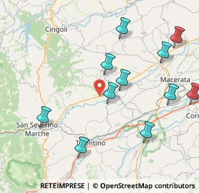 Mappa Contrada Berta, 62010 Treia MC, Italia (9.23091)