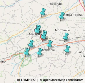 Mappa ENI Station pv., 62100 Macerata MC, Italia (5.49643)