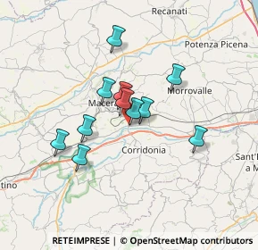 Mappa ENI Station pv., 62100 Macerata MC, Italia (5.39455)
