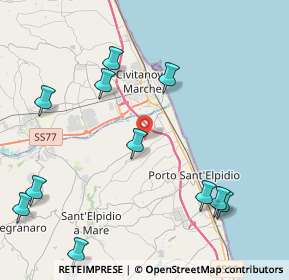 Mappa Via Lussu, 63811 Sant'Elpidio a mare FM, Italia (5.31818)