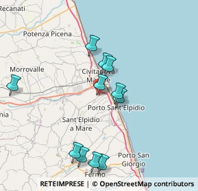 Mappa Via Lussu, 63811 Sant'Elpidio a mare FM, Italia (7.68364)