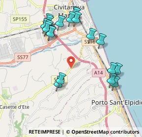 Mappa Via Lussu, 63811 Sant'Elpidio a mare FM, Italia (2.259)