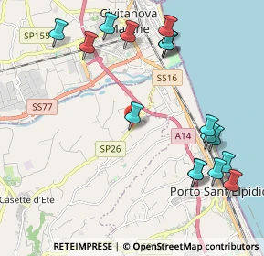 Mappa Via Lussu, 63811 Sant'Elpidio a mare FM, Italia (2.52353)