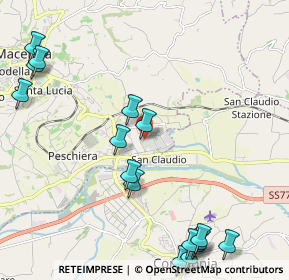 Mappa Macerata, 62100 Piediripa MC, Italia (2.8475)