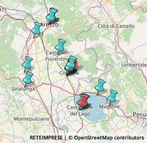Mappa Località Tecognano, 52044 Cortona AR, Italia (14.592)
