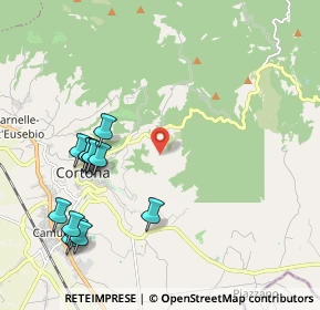 Mappa Località Tecognano, 52044 Cortona AR, Italia (2.44769)