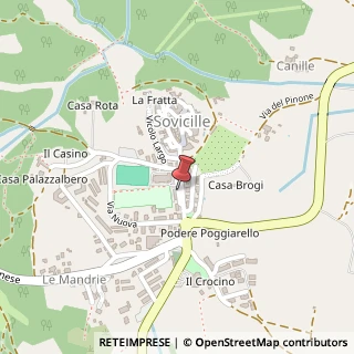 Mappa Via delle fonti 3, 53018 Sovicille, Siena (Toscana)