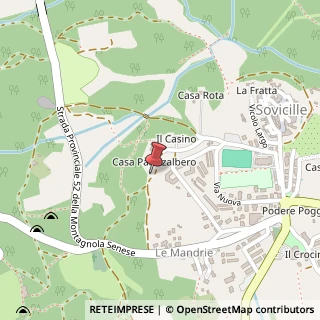 Mappa Via Idilio dell'Era, 1, 53018 Sovicille SI, Italia, 53018 Sovicille, Siena (Toscana)