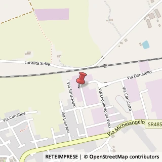 Mappa Via Donato Bramante, 54, 62010 Morrovalle, Macerata (Marche)
