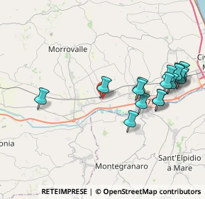 Mappa Via Fontanelle, 62010 Morrovalle MC, Italia (4.36)