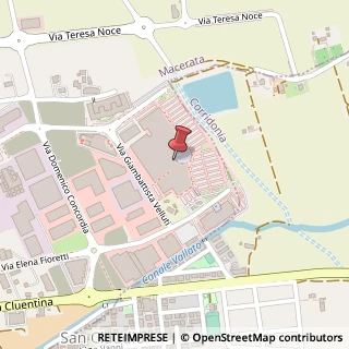 Mappa Via Velluti Giova, 62100 Macerata, Macerata (Marche)