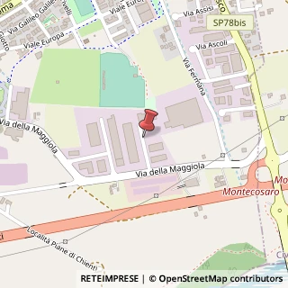 Mappa Via della Maggiola, 47, 62010 Montecosaro, Macerata (Marche)