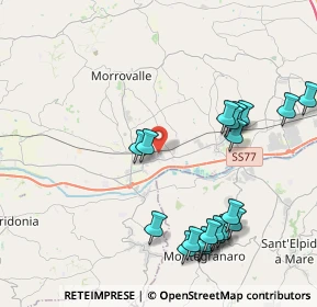 Mappa Via Donatello, 62010 Morrovalle MC, Italia (4.818)