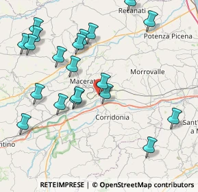 Mappa Borgo Piediripa, 62100 Macerata MC, Italia (9.4895)