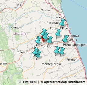 Mappa Via Esino, 62100 Macerata MC, Italia (10.11909)