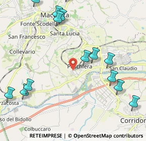 Mappa Via Esino, 62100 Macerata MC, Italia (2.76429)