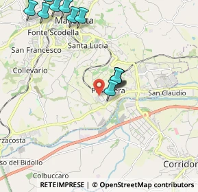 Mappa Via Esino, 62100 Macerata MC, Italia (2.3425)