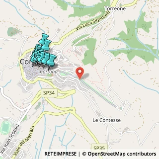 Mappa Viale Giardini Pubblici, 52044 Cortona AR, Italia (0.6155)
