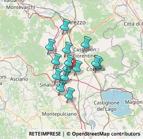 Mappa Località Brolio, 52043 Cortona AR, Italia (9.23214)