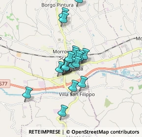 Mappa Via Tiziano, 62010 Trodica MC, Italia (1.192)