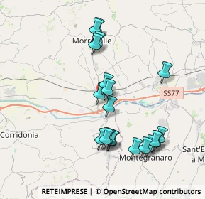 Mappa Via Tiziano, 62010 Trodica MC, Italia (3.9015)