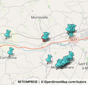 Mappa Via Tiziano, 62010 Trodica MC, Italia (4.9765)