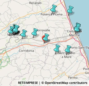 Mappa Via Tiziano, 62010 Trodica MC, Italia (10.16)