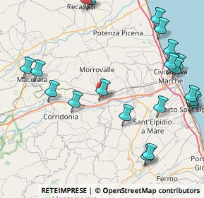 Mappa Via Tiziano, 62010 Trodica MC, Italia (11.0245)