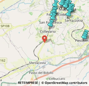 Mappa Via Pieve, 62100 Macerata MC, Italia (3.06889)