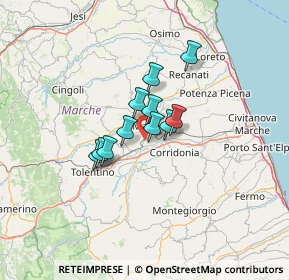 Mappa Via Pieve, 62100 Macerata MC, Italia (8.16182)