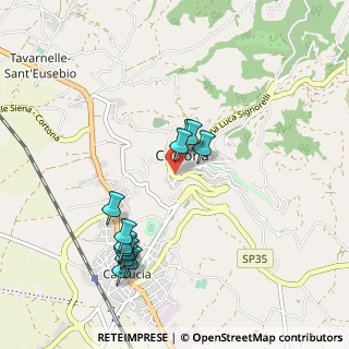 Mappa Viale del Mercato, 52044 Cortona AR, Italia (0.99667)