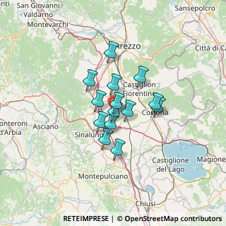 Mappa Via I Maggio, 52045 Foiano della Chiana AR, Italia (8.92714)