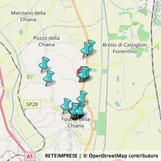 Mappa Via I Maggio, 52045 Foiano della Chiana AR, Italia (1.7485)